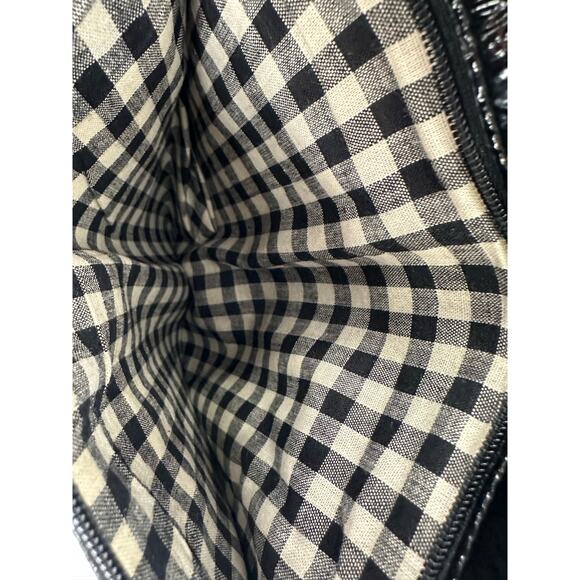 Hobo Lauren Black Patent Leather Wallet / Clutch - Picture 8 of 9